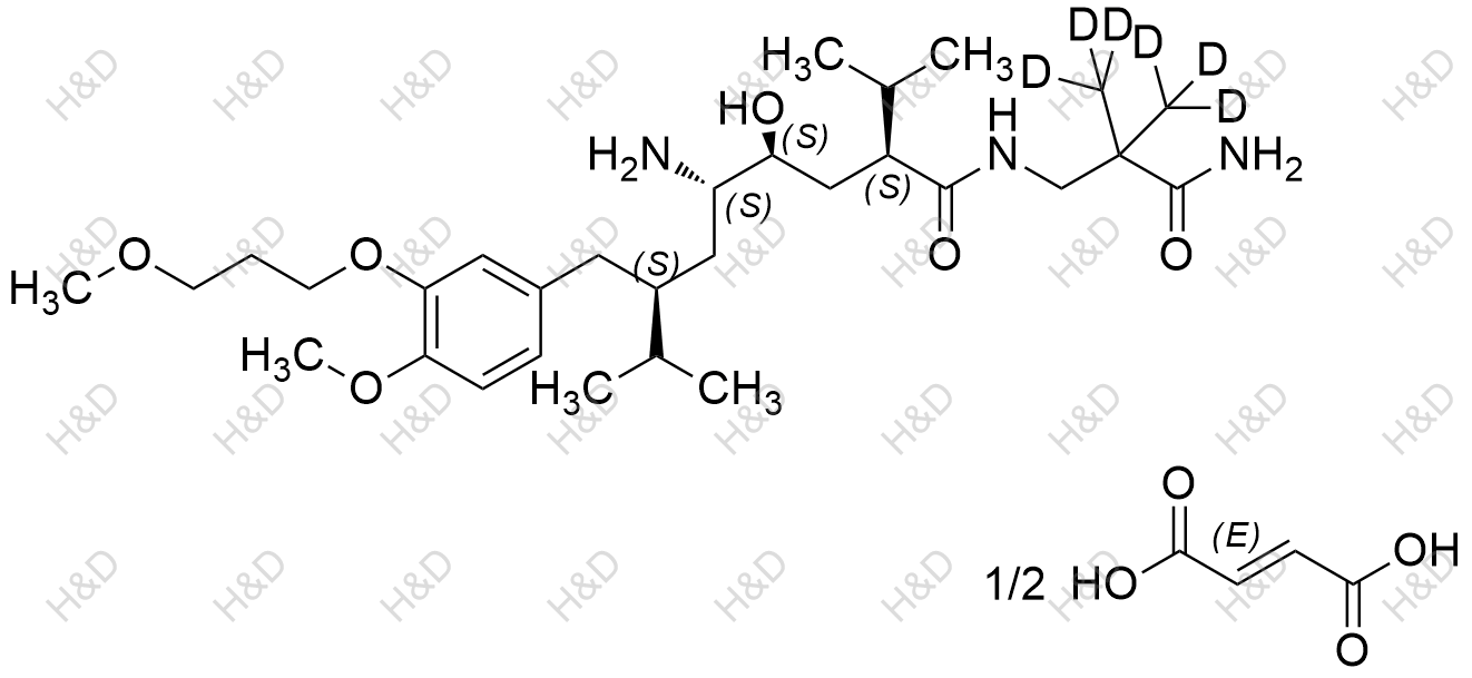 阿利克仑-D6(半富马酸盐)