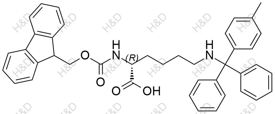 N-芴甲氧羰基-N'-(4-甲基三苯甲基)-D-赖氨酸