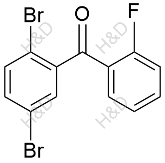 (2，5-二溴苯基)(2-氟苯基）甲酮