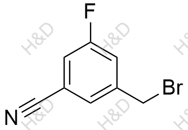 3-(溴甲基)-5-氟苯甲腈