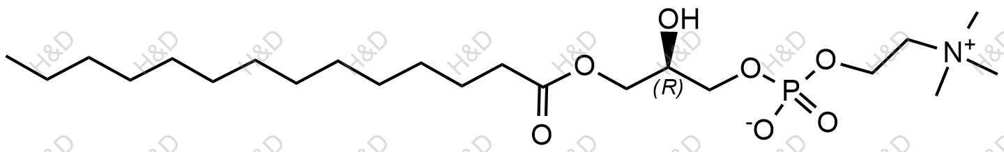 1-肉豆蔻基-2-羟基-sn-甘油-3-磷酸胆碱