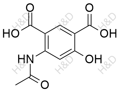 4-乙酰胺基-6-羟基间苯二甲酸