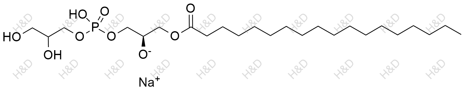 1-硬脂酰基-2-羟基-sn-甘油-3-磷酸-(1'-rac-甘油)(钠盐)