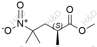 (2S)- 2,4-二甲基-4-硝基-戊酸甲酯