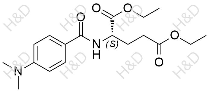 (S)-二乙基2-(4-(二甲氨基)苯甲酰胺基)戊二酸酯