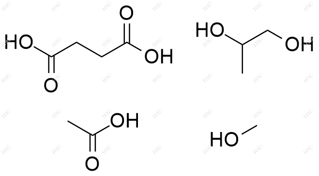 醋酸酯化丁二酸氢酯化的纤维素-2-羟基丙基甲基醚