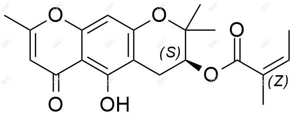 3'-O-当归酰基亥茅酚
