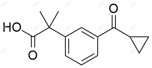2-(3-(环丙基羰基)苯基)-2-甲基丙酸