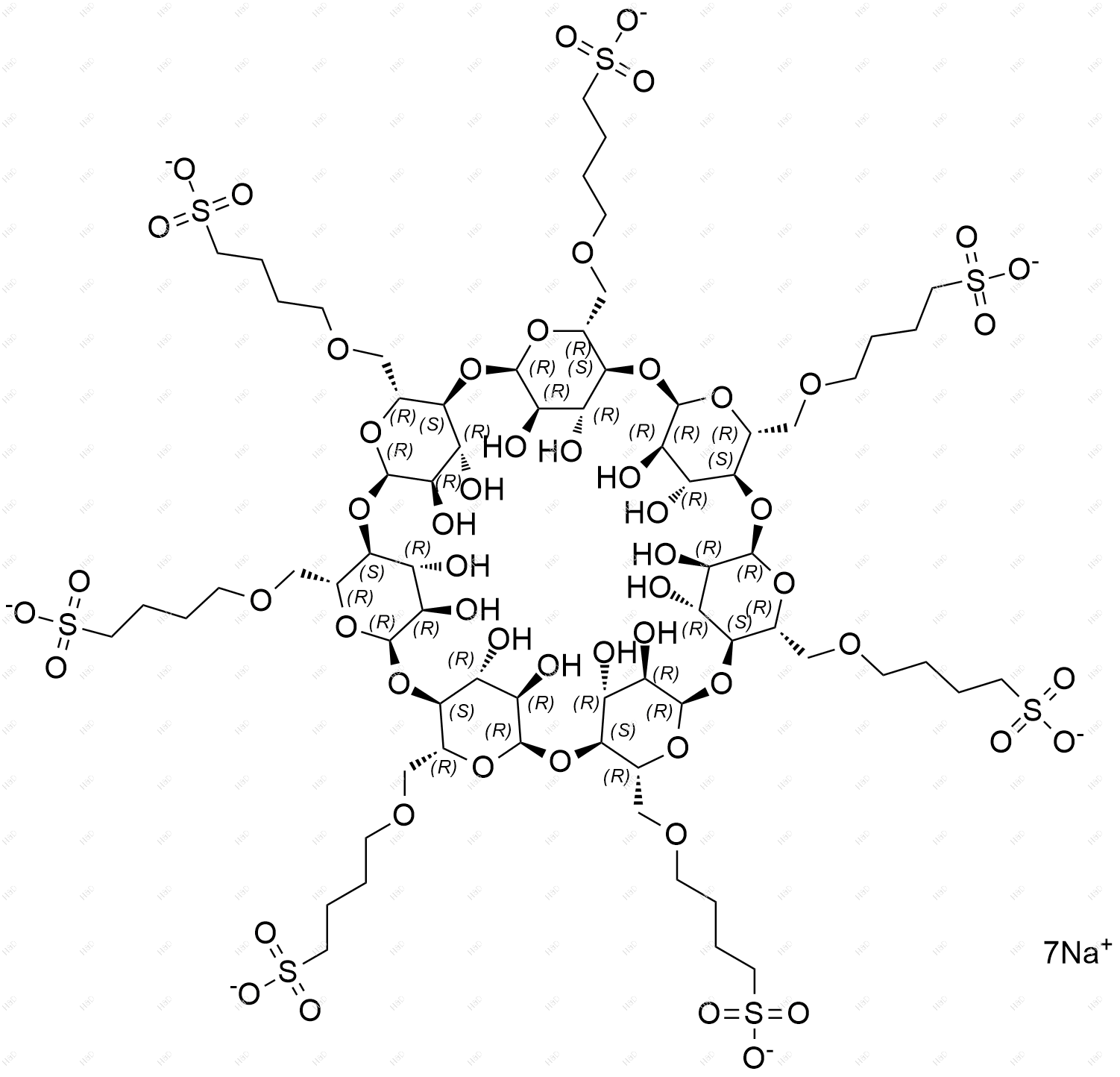 β-环糊精磺丁基醚钠盐