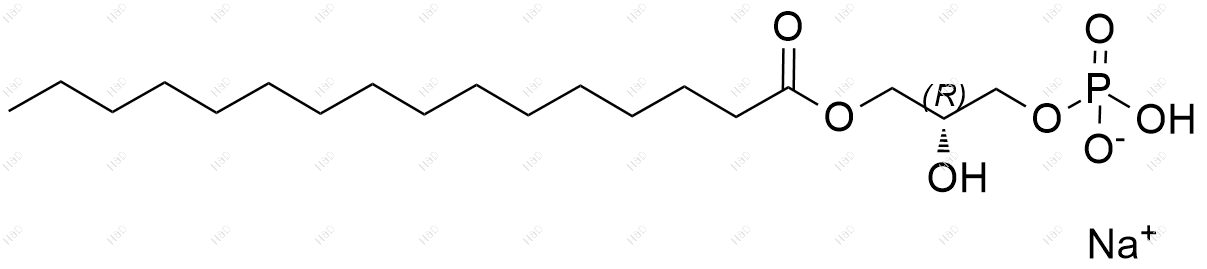1-棕榈酰基-2-羟基-sn-甘油-3-磷酸酯(钠盐)