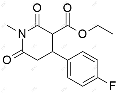 乙基 4-(4-氟苯基)-1-甲基-2,6-二氧哌啶-3-羧酸酯