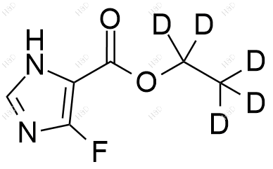 4-氟-1H-咪唑-5-羧酸乙酯-D5