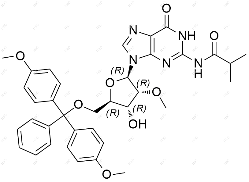 5'-O-DMT-N2-异丁酰基-2'-O-甲基鸟苷