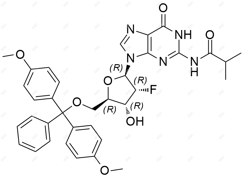 5'-DMT-2'-氟-异丁酰基-2'-脱氧鸟苷
