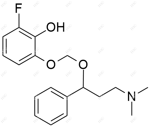2-((3-(二甲氨基)-1-苯基丙氧基)甲氧基)-6-氟酚