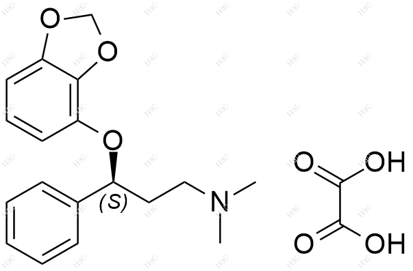 (S)-3-(苯并[d][1,3]二恶烷-4-氧基)-N,N-二甲基-3-苯丙胺草酸盐