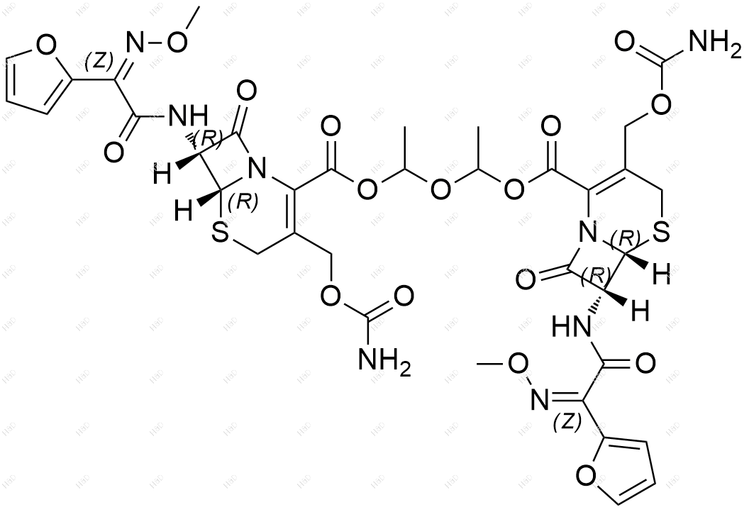 头孢呋辛酯二聚体2