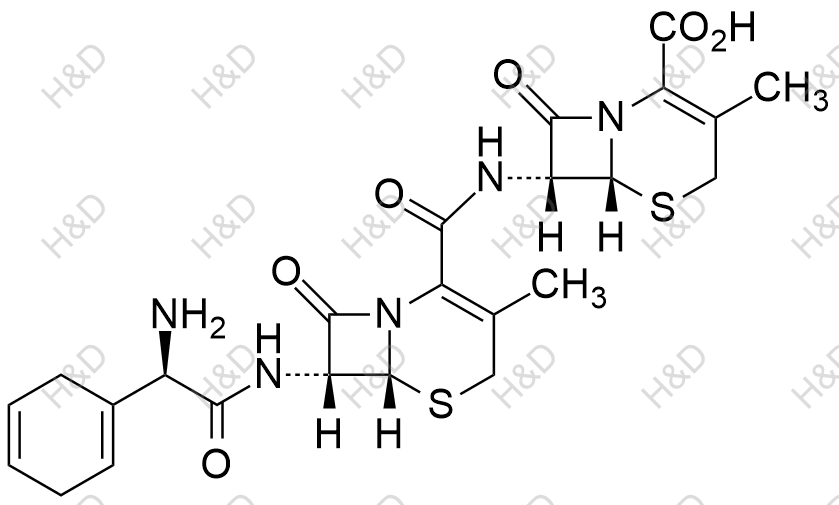 头孢拉定双母核
