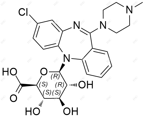 氯氮平-5-N-葡萄糖醛酸苷