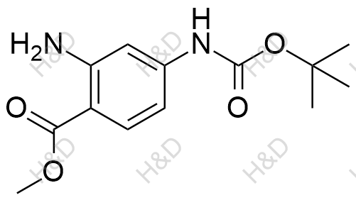 2-氨基-4-(1,1-二甲基乙氧基)羰基氨基-苯甲酸甲酯