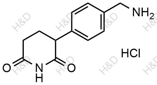 3-(4-(氨基甲基)苯基)哌啶-2,6-二酮盐酸盐