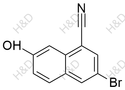 3-溴-7-羟基-1-萘腈