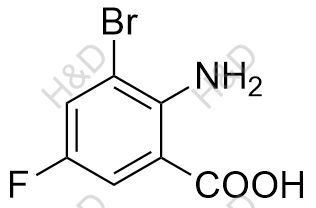 2-氨基-3-溴-5-氟苯甲酸