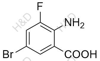 2-氨基-3-氟-5-溴苯甲酸