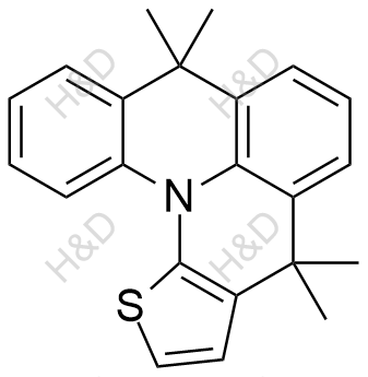 4,4,8,8-四甲基-4,8-二氢噻吩[3'，2':5,6]吡啶并[3,2,1-d]吖啶