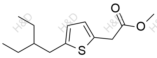 2-[5-（2-乙基丁酰基）噻吩-2-基]乙酸甲酯