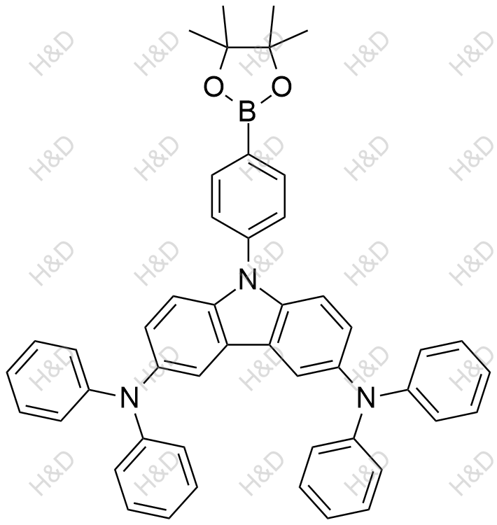 N3，N3，N6，N6-四苯基-9-（4-（4,4,5,5-四甲基-1,3,2-二氧杂硼烷-2-基）苯基）-9H-咔唑-3,6-二胺