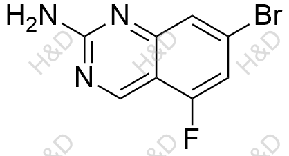 2-氨基-5-氟-7-溴喹唑啉