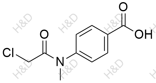 N-甲基-4-(2-氯乙酰胺基)苯甲酸