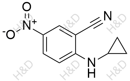 2-(环丙氨基)-5-硝基苯甲腈