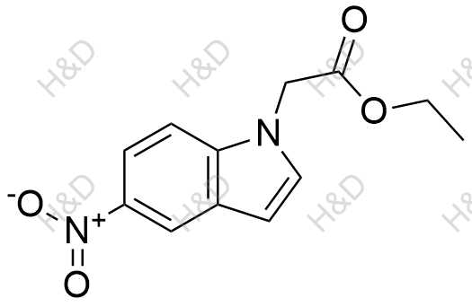 (5硝基-1-吲哚基）-乙酸乙酯