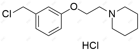1-(2-(3-(氯甲基)苯氧基)乙基)哌啶盐酸盐