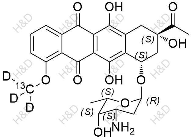 柔红霉素-13C-d3