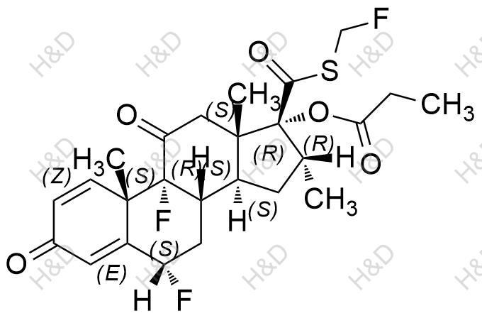 丙酸氟替卡松杂质F