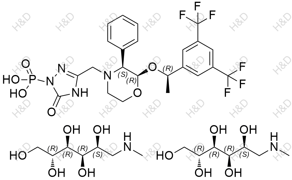 脱氟福沙吡坦二甲葡胺