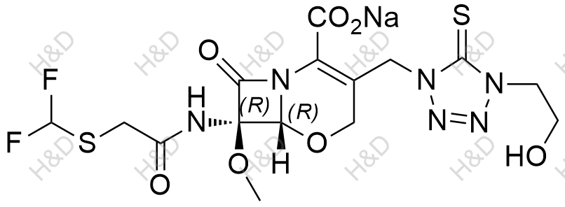 氟氧头孢酸杂质N偶联