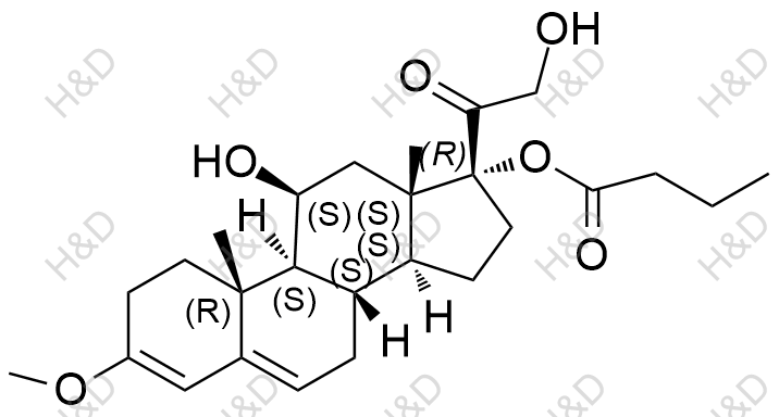 氢化可的松17-丁酸3-烯醇甲基醚