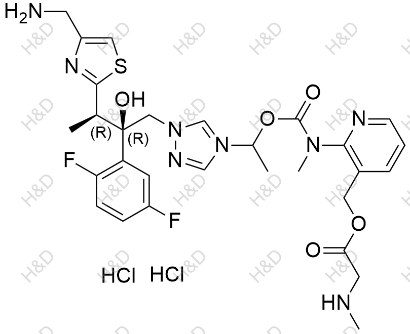 艾沙康唑杂质27（双盐酸盐）