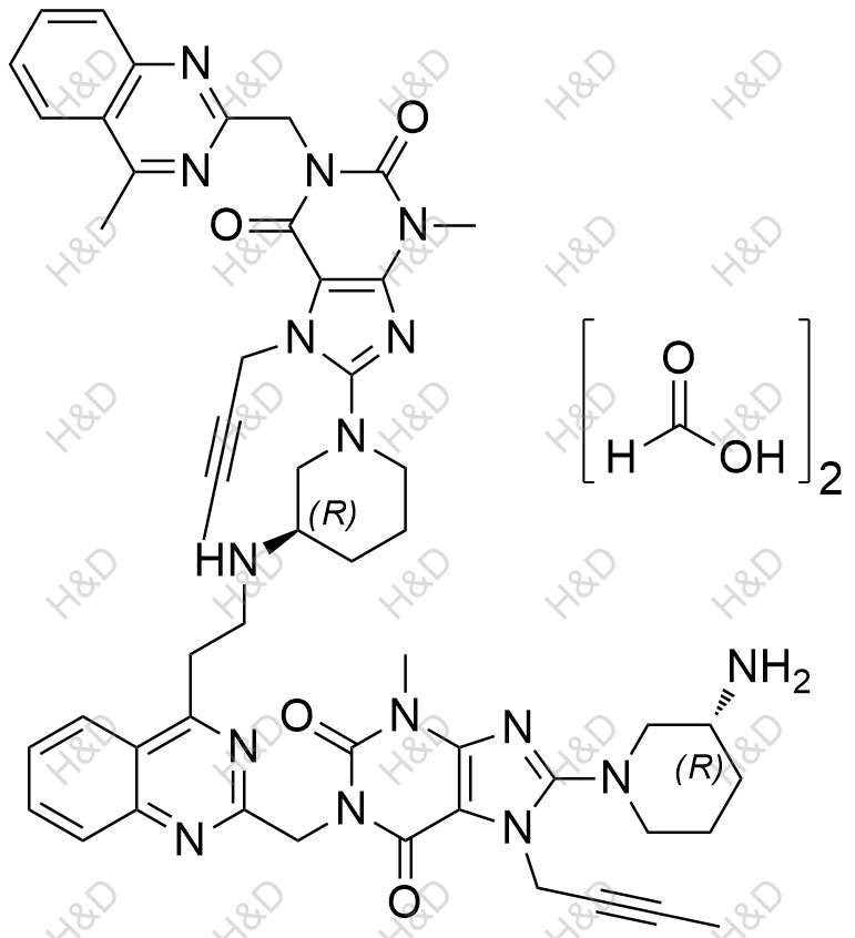 利格列汀杂质71(二甲酸盐)