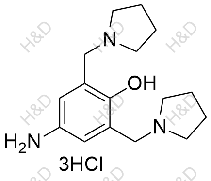 咯萘啶杂质11(三盐酸盐)