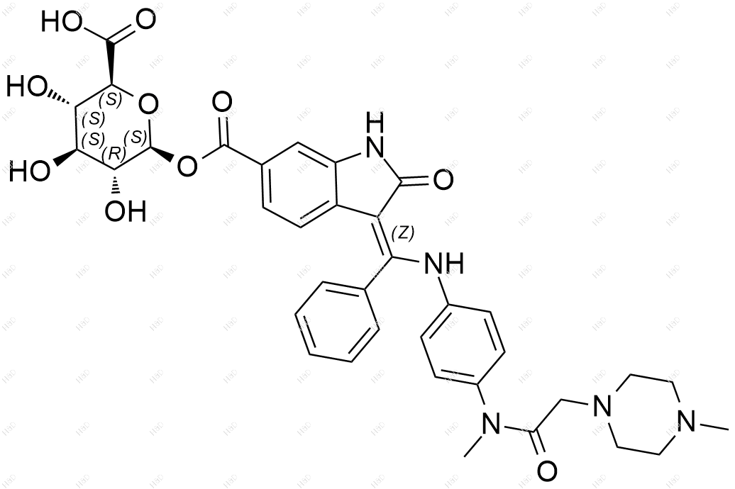 尼达尼布去甲基-O-葡萄糖醛酸苷