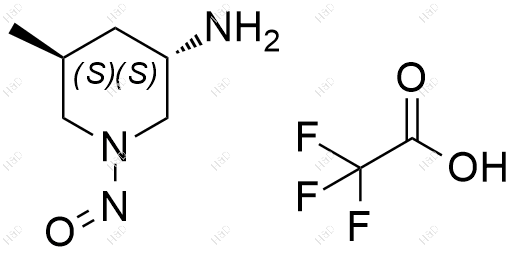 3 -氨基-5-甲基-6-亚硝基哌嗪(三氟乙酸盐)