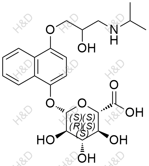 4-羟基普萘洛尔葡萄糖醛酸苷(非对映异构体的混合物)