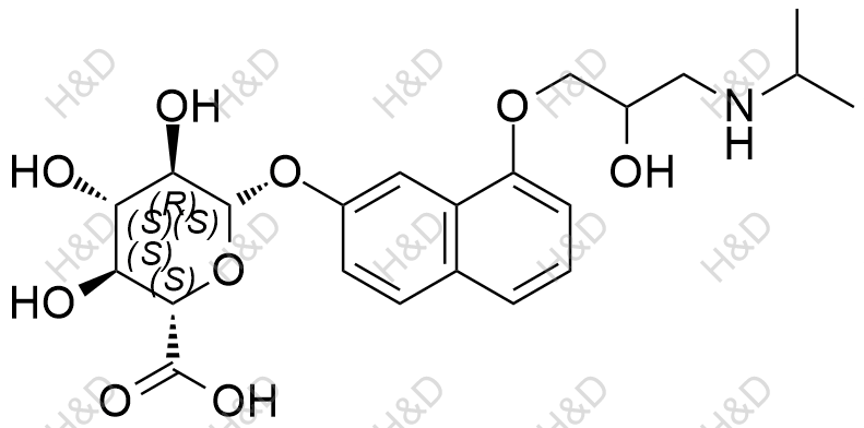 7-羟基普萘洛尔葡萄糖醛酸苷(非对映异构体的混合物)