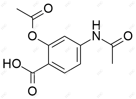 4-乙酰氨基-2-乙酰氧基苯甲酸