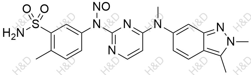 N-亚硝基帕唑帕尼